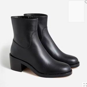 J. Crew Stacked Heel Ankle Boot, NIB $278.00